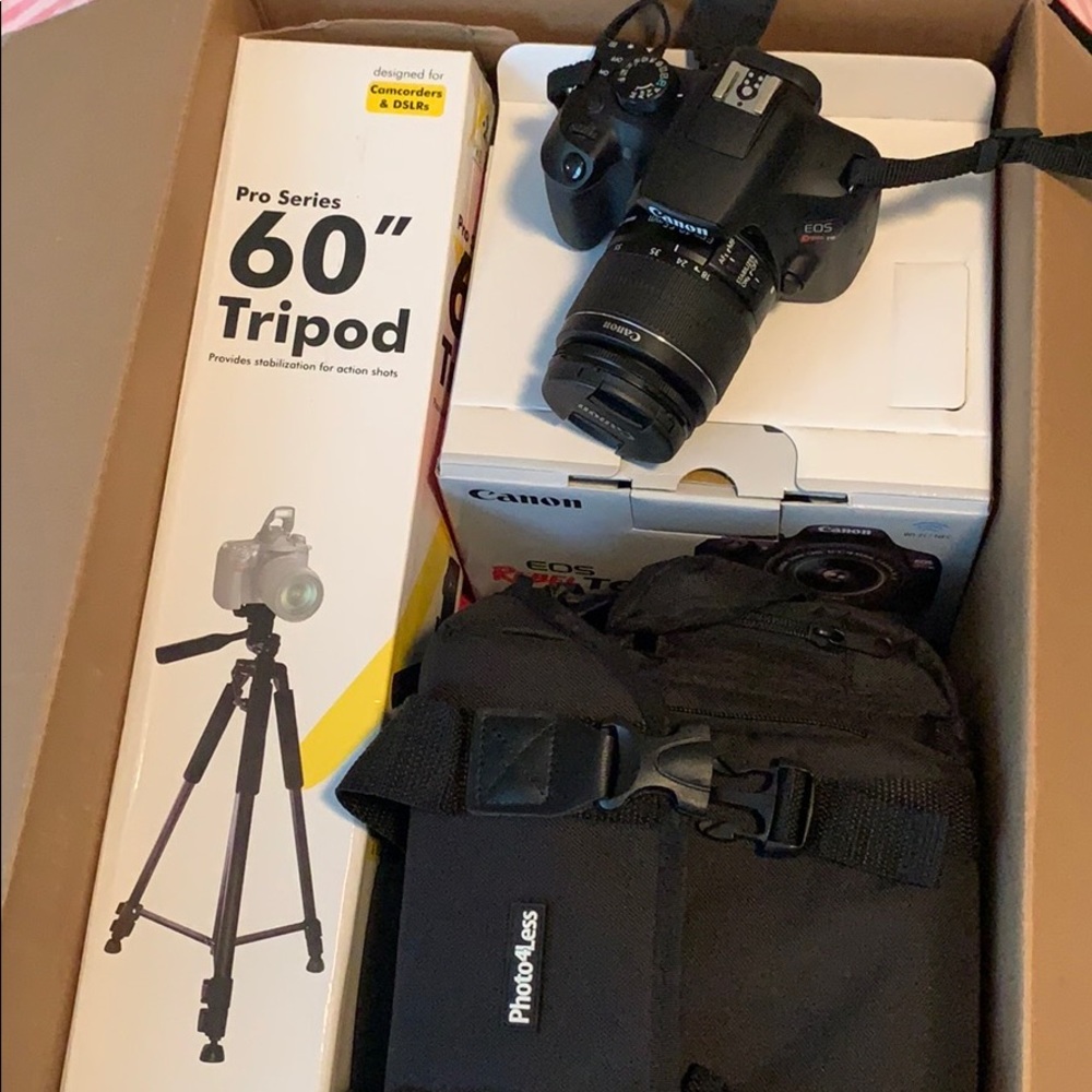Camera and equipment